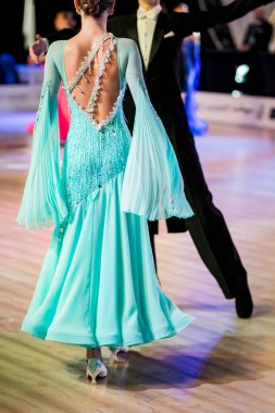 26.03.2022, Szczecin, Polonya Balo Salonu Turnuvası: Dans pistinde çifte standart dans