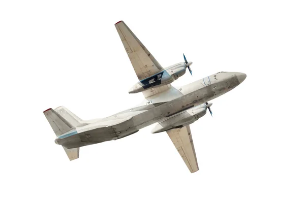 Letecký Tryskový Letoun Izolovaný Bílém Pozadí — Stock fotografie