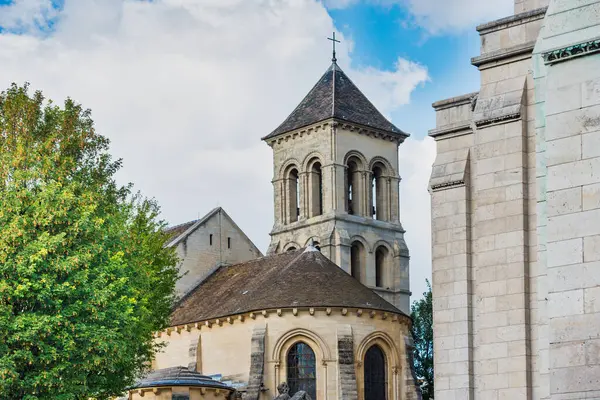 Kostel Petra Montmartru Věží Montmartre Hill Paříž Francie Royalty Free Stock Obrázky