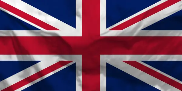 Flag United Kingdom Fabric Britain Flag Flag England Proportion Royalty Free Stock Images