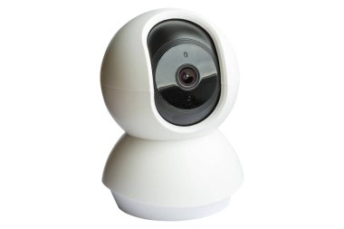 Wifi Güvenlik Ev Kamerası beyaz arkaplanda izole