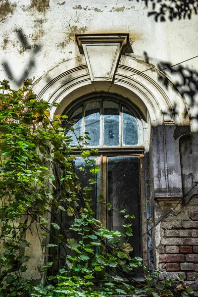 ジョージアの首都トビリシのダウンタウンにある古い家の装飾 — ストック写真