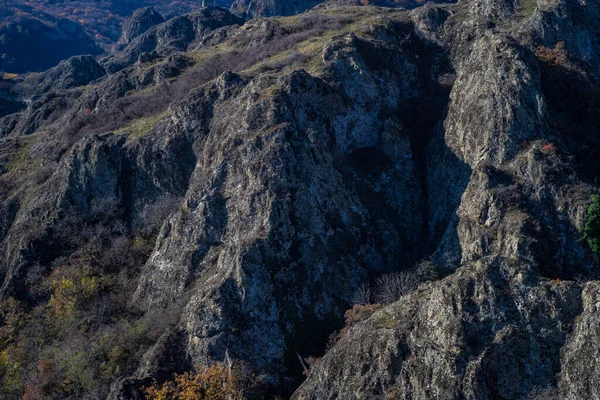 Podzimní Krajina Birtvisi Kaňonu Jednou Nejznámějších Georgiánských Přírodních Památek — Stock fotografie