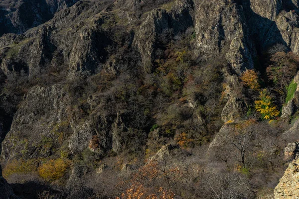 Paisaje Otoñal Del Cañón Birtvisi Uno Los Monumentos Naturales Georgianos — Foto de Stock