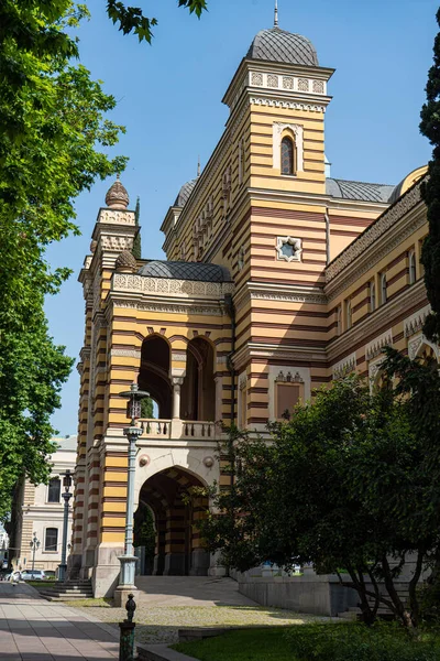 Tbilisi Opera House Avenida Rustaveli Horario Verano — Foto de Stock