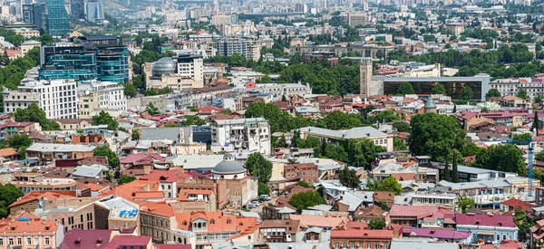 Обзор Основных Достопримечательностей Старого Тбилиси Летний День — стоковое фото