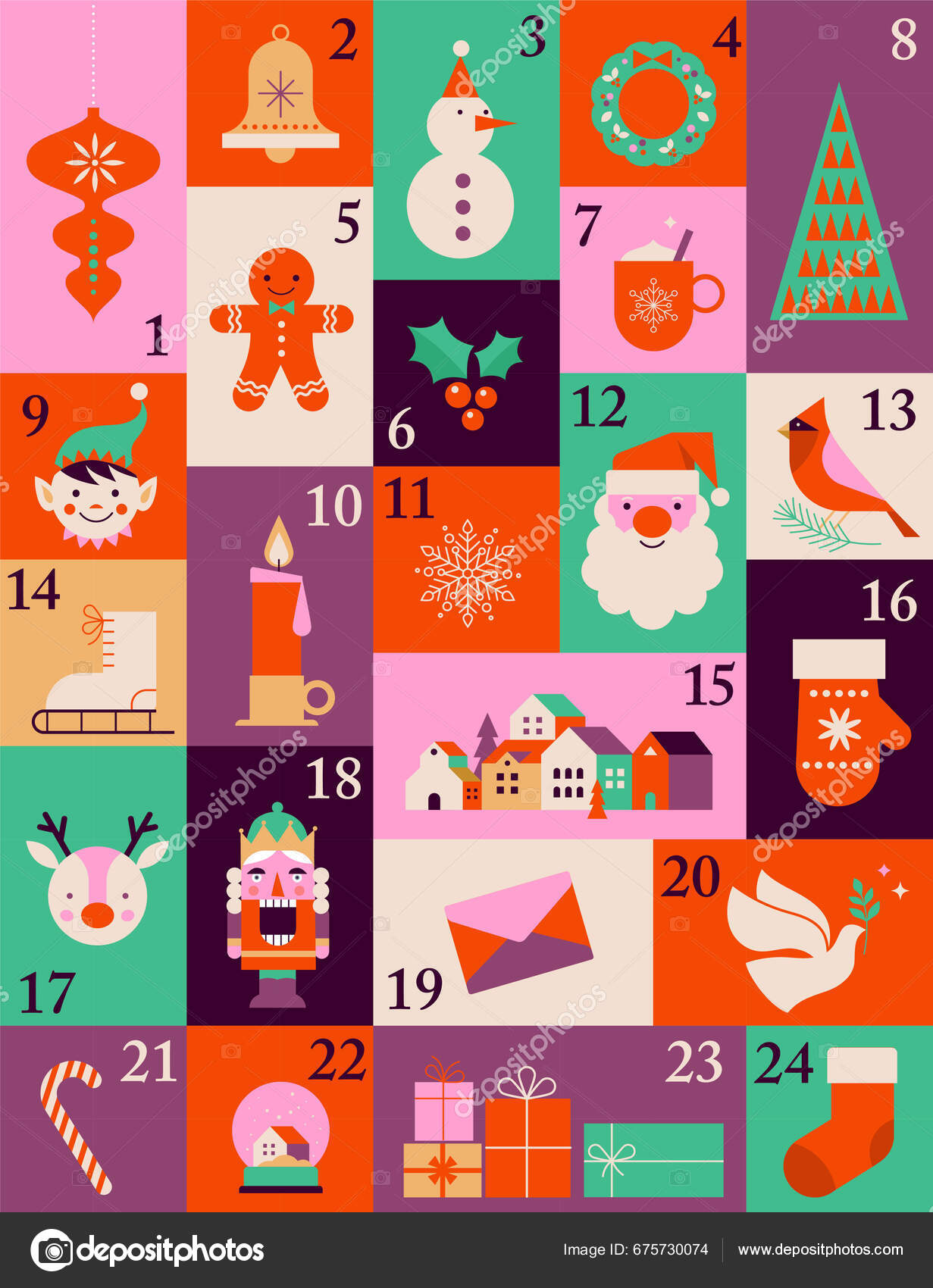 advent-calendar-merry-christmas-poster-printable-template-xmas-elements