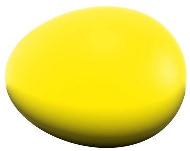 Egg isolated - 3d rendering