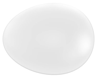 Egg isolated - 3d rendering
