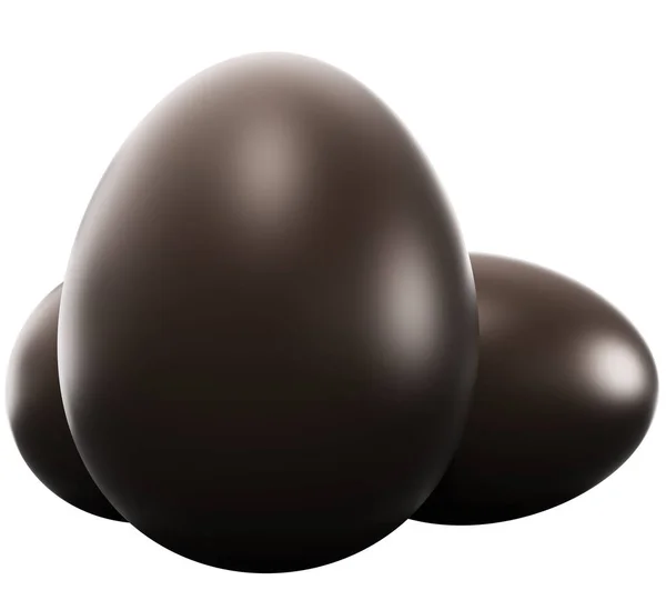 Eggs Isolated Rendering — Stock Fotó