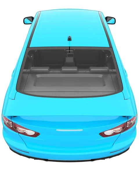 Car Isolated Transparent Glass Rendering — Fotografia de Stock