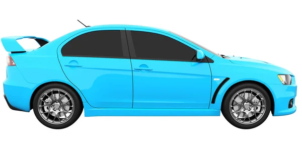 Car Isolated Tinted Glass Rendering — Stockfoto
