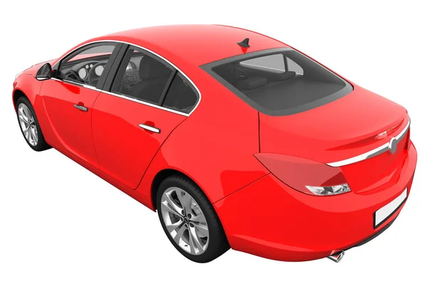 Car Isolated Transparent Glass Rendering — 스톡 사진