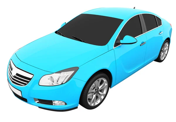 Car Isolated Tinted Glass Rendering — 스톡 사진