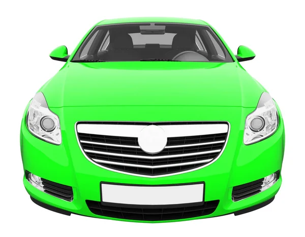 Car Isolated Transparent Glass Rendering Stock Image