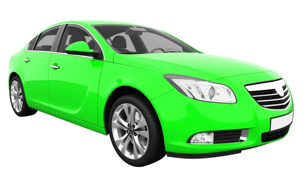 Car Isolated Transparent Glass Rendering Stock Picture