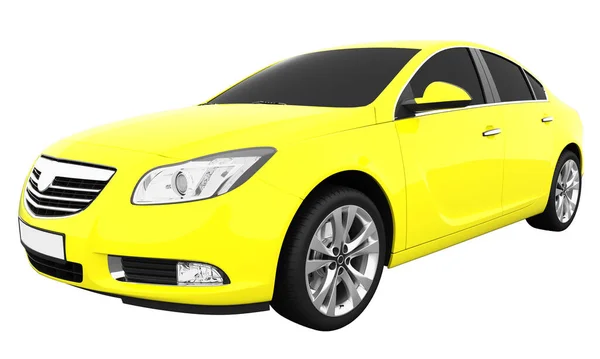 Car Isolated Tinted Glass Rendering Stock Picture