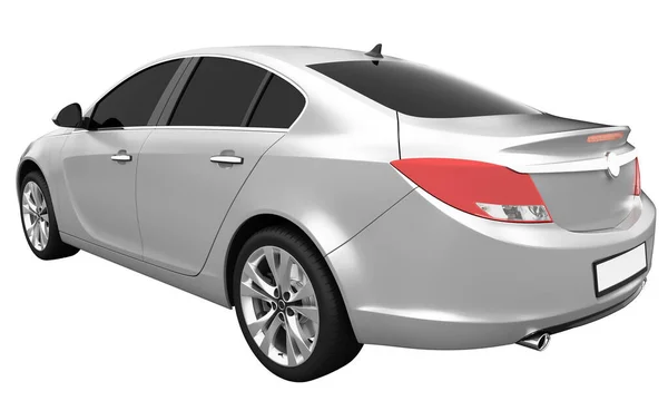 Car Isolated Tinted Glass Rendering Image En Vente