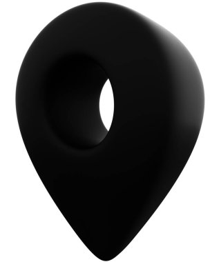 Pin isolated - 3d rendering