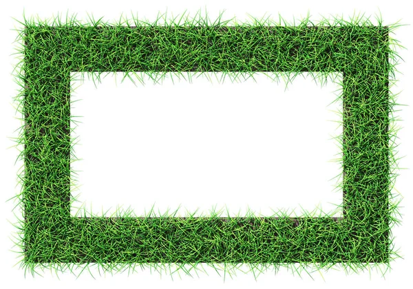 Grass Frame Design Element Isolated Rendering — Stock Fotó