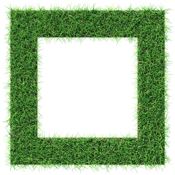 Grass Frame Design Element Isolated Rendering — Stock Fotó