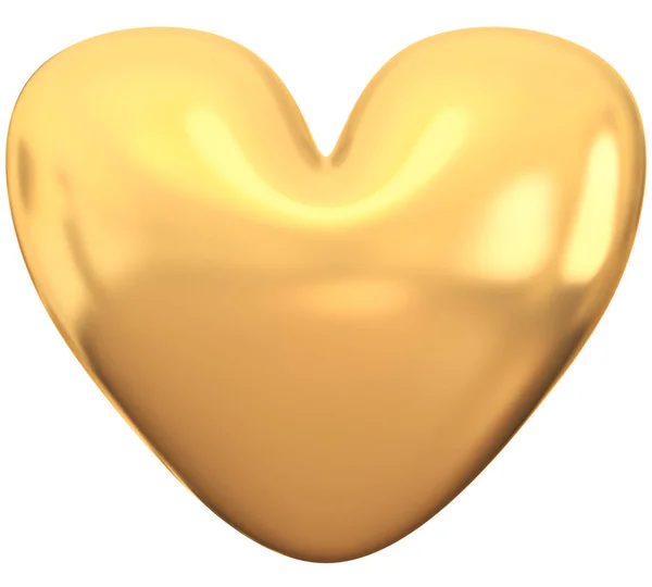 Heart Isolated Rendering Royalty Free Stock Fotografie
