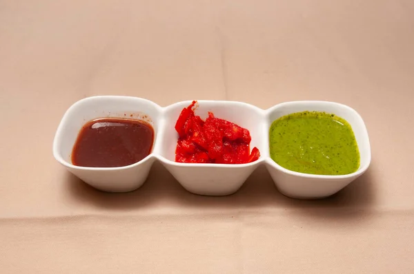 混合チャツネとして知られているおいしいインド料理 — ストック写真