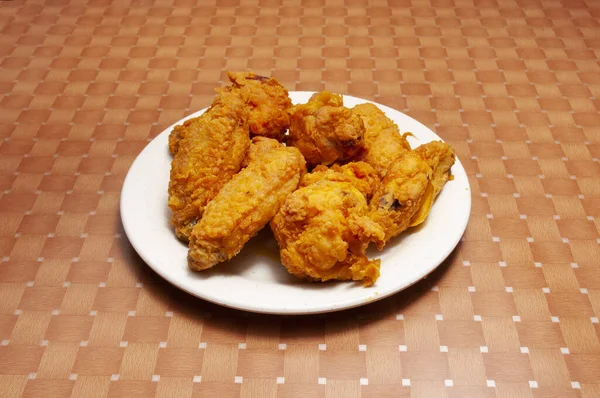 Americká Kuchyně Pokrm Známý Jako Kuřecí Křídla — Stock fotografie