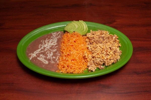 Äkta Mexikanska Köket Kallas Huevos Con Chorizo — Stockfoto