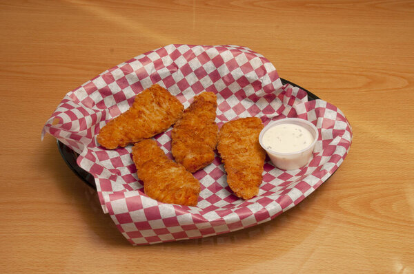 American cuisine dish known as chicken tenders