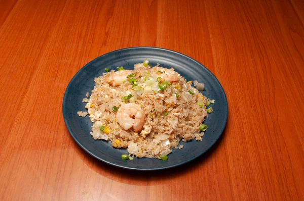 Authentic Traditional Chinese Dish Known Shrimp Fried Rice — Stock Photo, Image