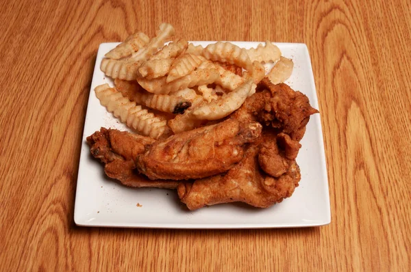 Amerikan Mutfağı Tavuk Kanadı Olarak Bilinir — Stok fotoğraf