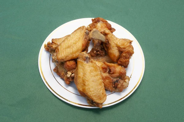 美式菜式 称为鸡翅 图库照片