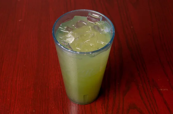 Full Glass Full Delicious Fresh Squeezed Lemonade Stock Photo