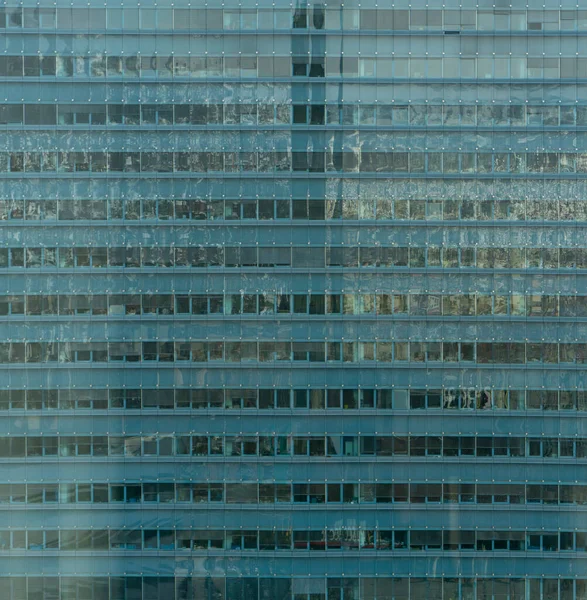 Glass Fasade Close Surface Modern Sky Craper City — Stock Photo, Image
