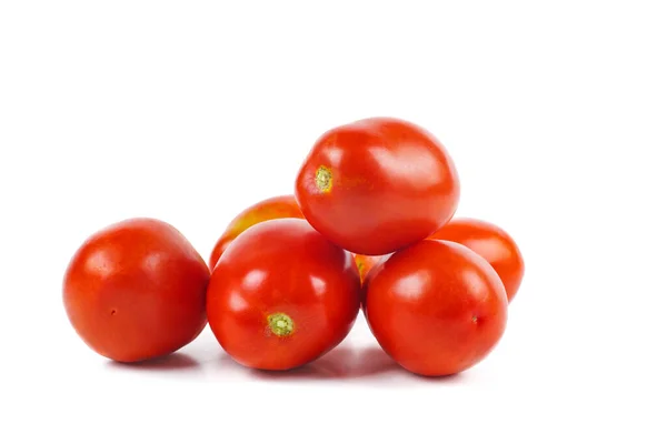 Verse Tomaten Geïsoleerd Witte Achtergrond — Stockfoto