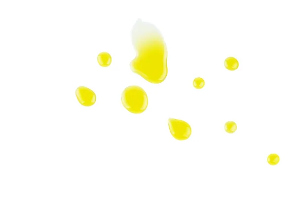 Крапля Олії Ізольована Білому Тлі — стокове фото