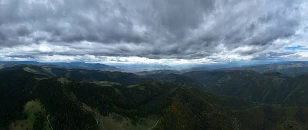Panorama Van Het Prachtige Landschap Van Romania Zonnige Middag Prachtig — Stockfoto