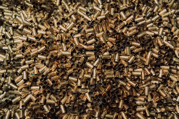 Empty Spent Ammunition Casings Box High Quality Photo — Stock Photo, Image