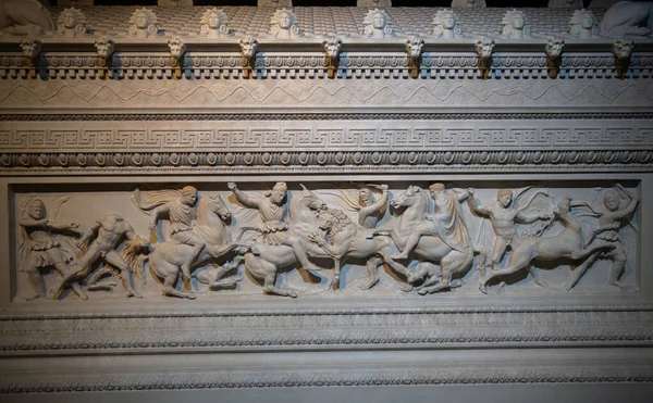 Zabytki Tradycyjnego Państwa Macedońskiego Zabytki Architektury Wystawione Muzeum Skoplje — Zdjęcie stockowe