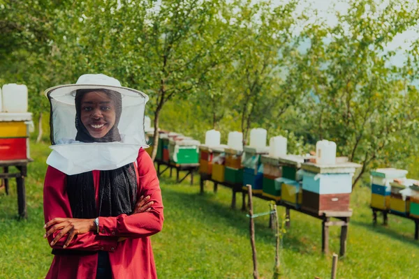 Portrait Arab Investor Located Large Honey Farm Investing Small Businesses — Stock fotografie