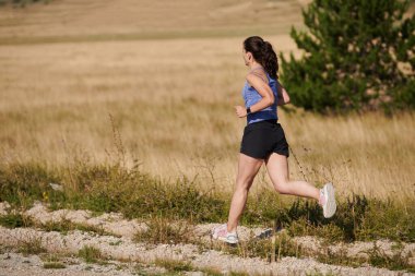 Dayanıklılık ve kararlılığı somutlaştıran tek bir koşucu, sağlıklı bir yaşam tarzını benimserken, yaklaşan maraton müsabakaları için hazırlanarak, coşkuyla fitness hedeflerini takip eder. 