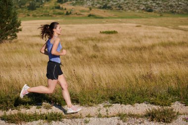 Dayanıklılık ve kararlılığı somutlaştıran tek bir koşucu, sağlıklı bir yaşam tarzını benimserken, yaklaşan maraton müsabakaları için hazırlanarak, coşkuyla fitness hedeflerini takip eder. 