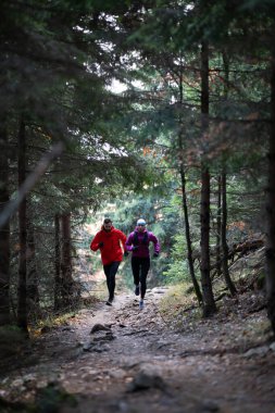 Sabahın erken saatlerinde büyülü ormanda koşan bir çiftle ülkeyi boydan boya kat ettim.