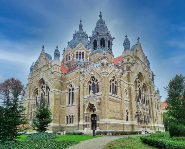 Szeged市匈牙利犹太教堂地标建筑 — 图库照片