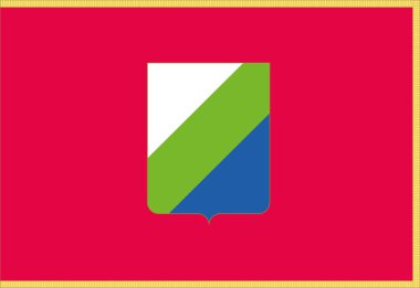 Abruzzo flag Italy country symbol