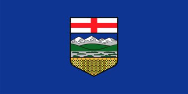 Alberta flag Canada province symbol
