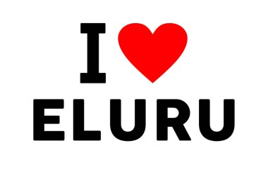 Eluru Hindistan 'ın sembolünü seviyorum.