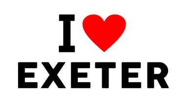 Exeter şehri Birleşik Krallık 'ın sembolünü seviyorum.