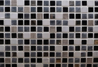 Banyo için seramik seramik döşeme dokusu, kapatın.